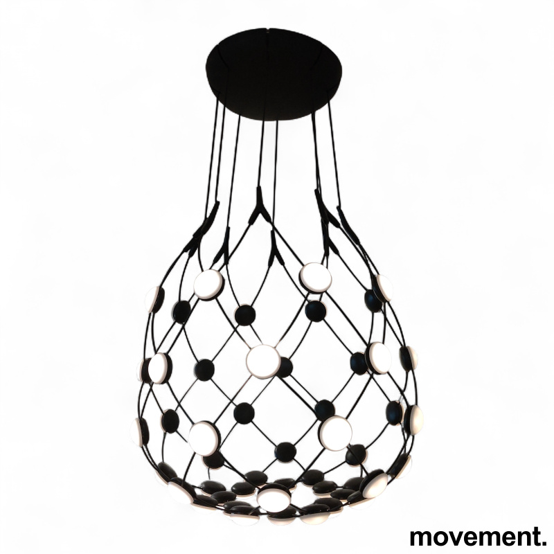 Mesh pendellampe Ø=55cm Sort, Pent