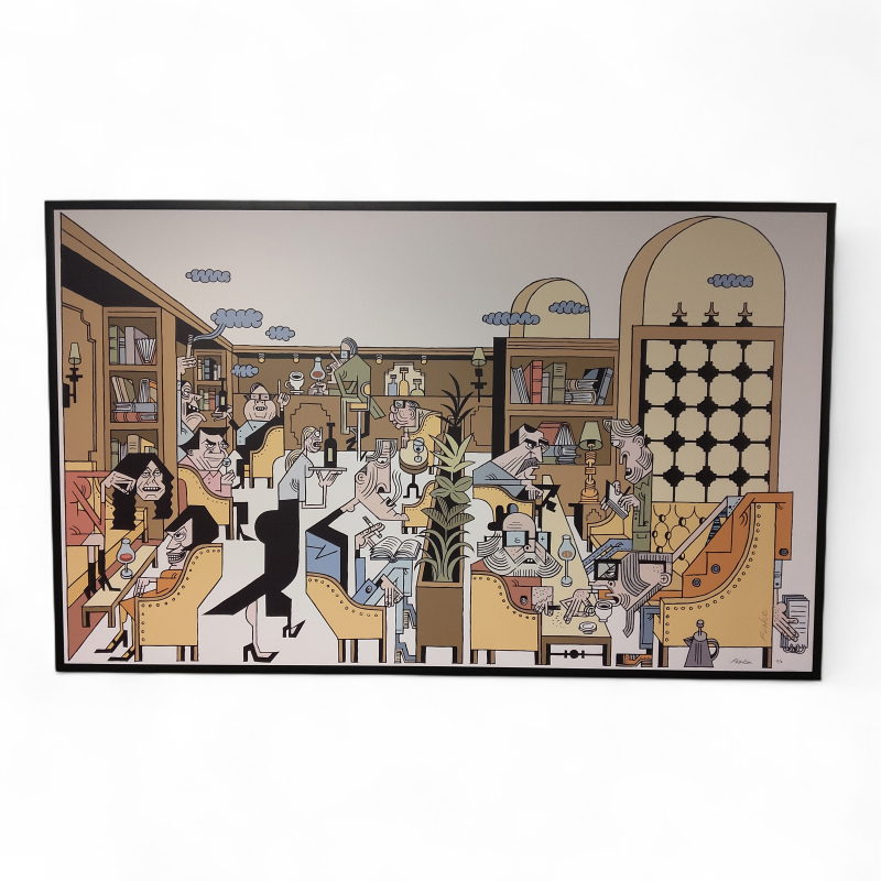 Lars Fiske illustrasjon 200x120cm