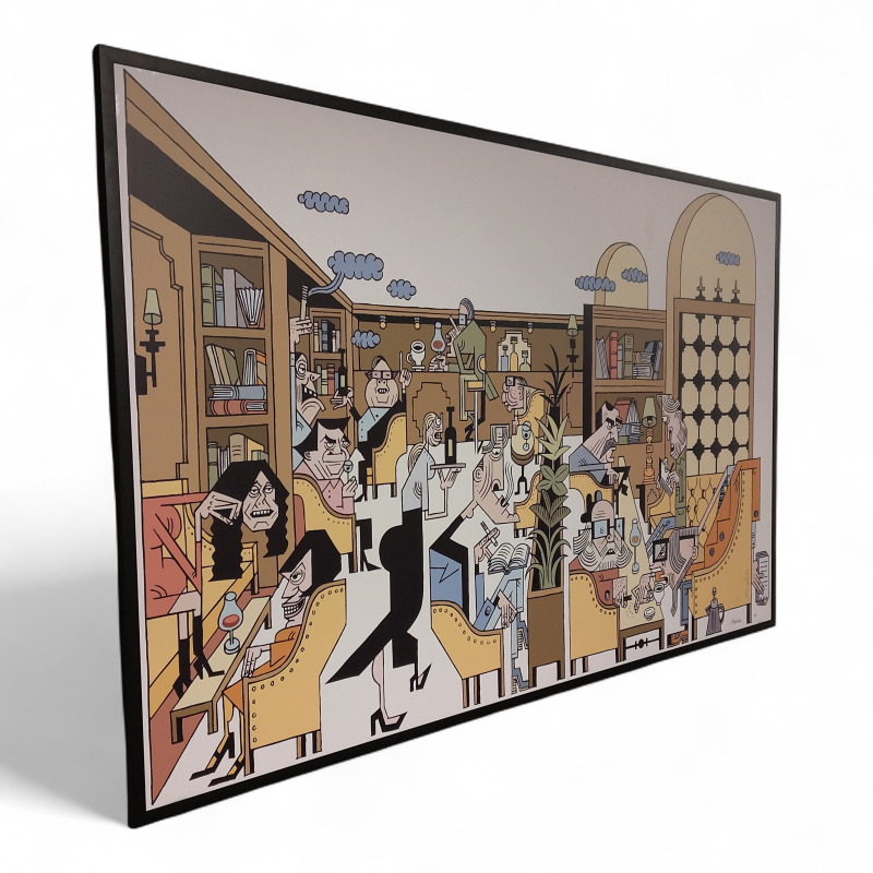 Lars Fiske illustrasjon 200x120cm