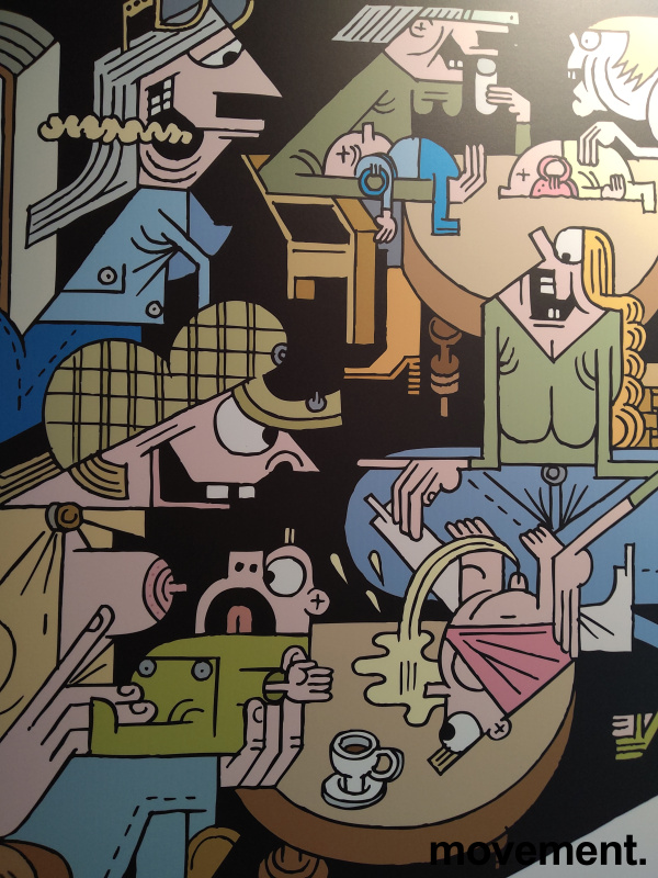 Lars Fiske illustrasjon 300x120cm - 2 / 2