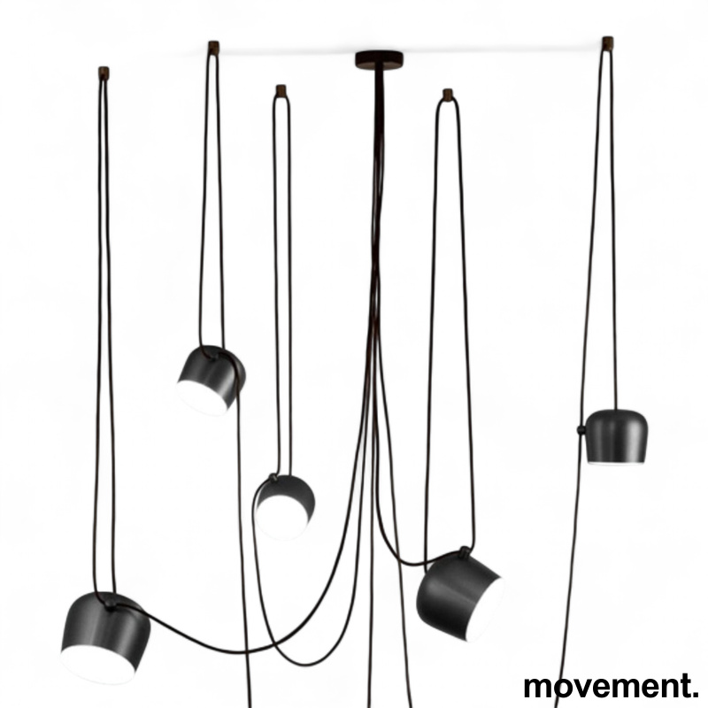 Aim 5 hoders pendel-sett LED Sort, - 1 / 2