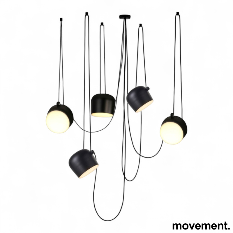 Aim 5 hoders pendel-sett LED Sort, - 2 / 2
