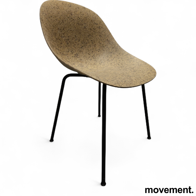 Mat Chair Dark Seaweed, ben i sort, - 2 / 2