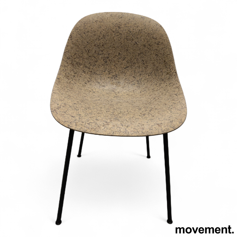Mat Chair Dark Seaweed, ben i sort, - 1 / 2