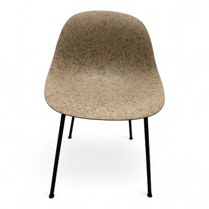 Mat Chair Dark Seaweed, ben i sort,