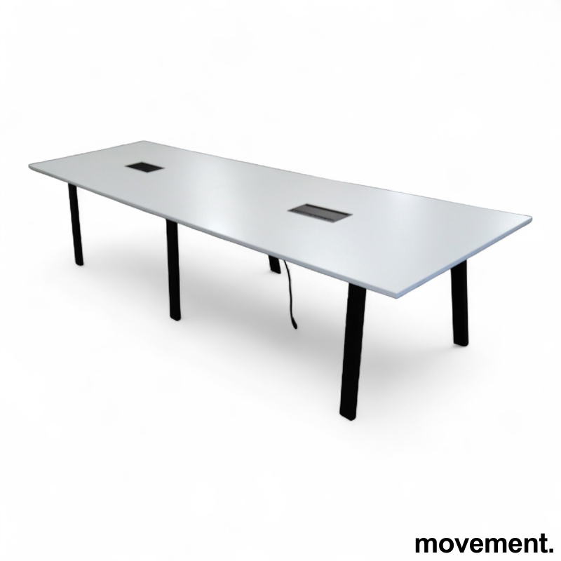 Snittsa møtebord 330x100cm Hvit - 1 / 2