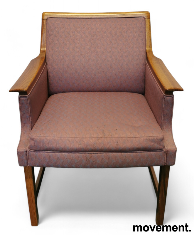 Minerva Bleklilla stoff palisander - 2 / 3