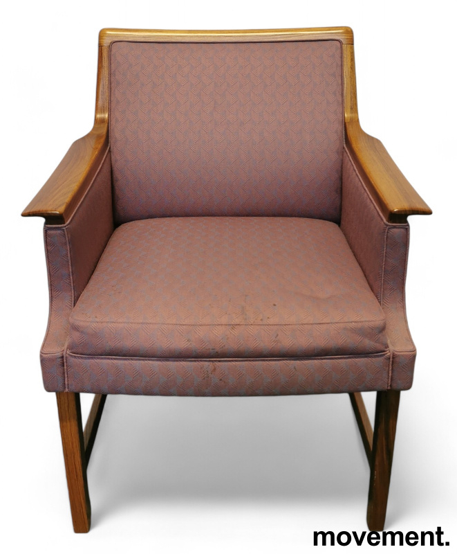 Minerva Bleklilla stoff palisander