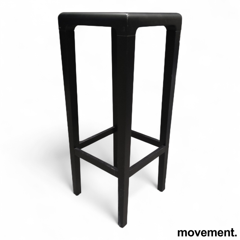 Rioja barstol 80cm Sortlakkert bøk, - 3 / 3