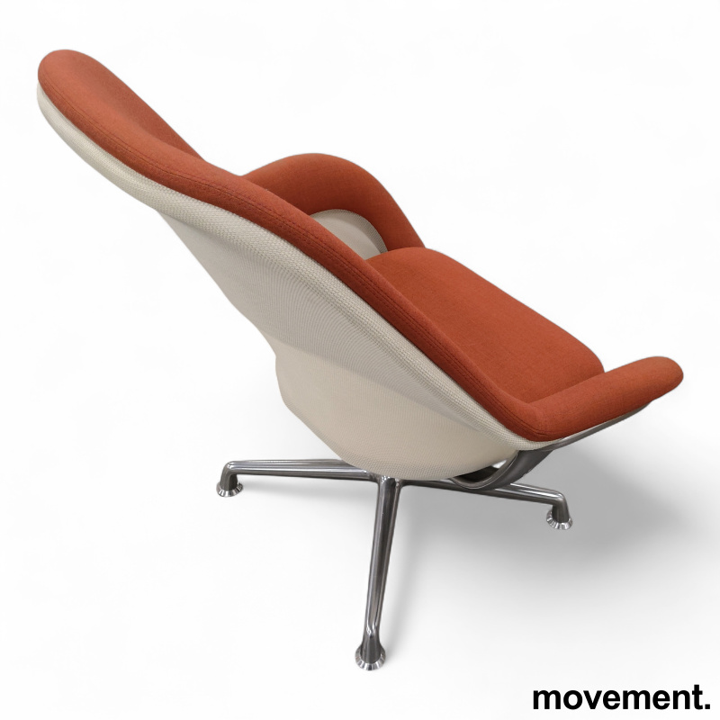 SW1 Rødorange stoff (Kvadrat - 4 / 4