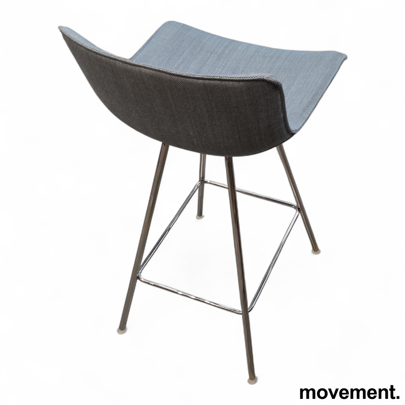 Comet barstol 65cm Blågrått stoff, - 2 / 2