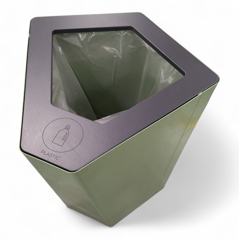 Kite Grønn, fraksjon plast, Pent