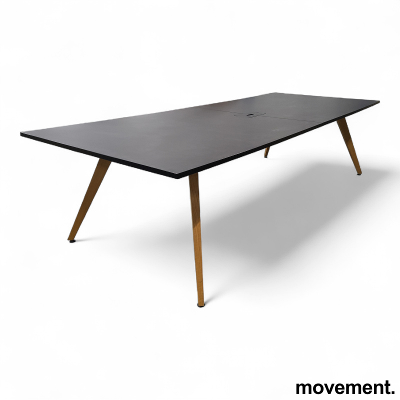 Cabale møtebord 300x120cm Sort - 1 / 2