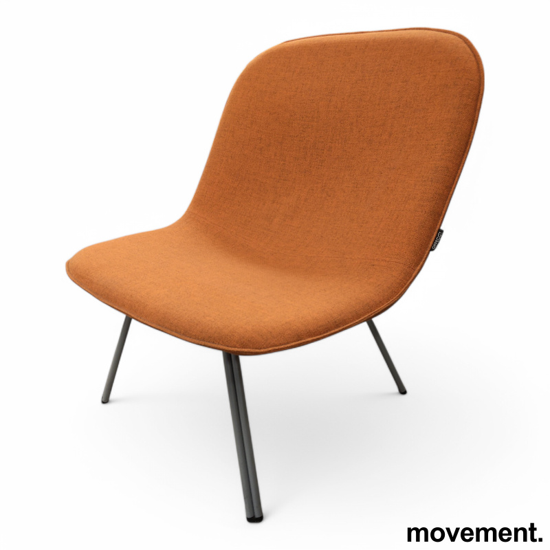 Pal Easy Chair høy Orange stoff, - 2 / 3