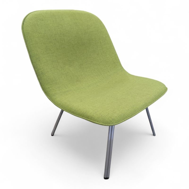 Pal Easy Chair høy Grønt stoff, grå