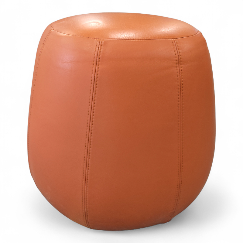 Pix puff 3028 Ø=50  Orange skinn,