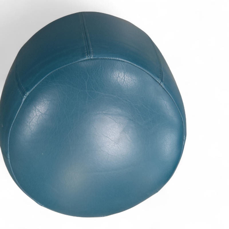 Pix puff 3028 Ø=50  Turkis skinn,