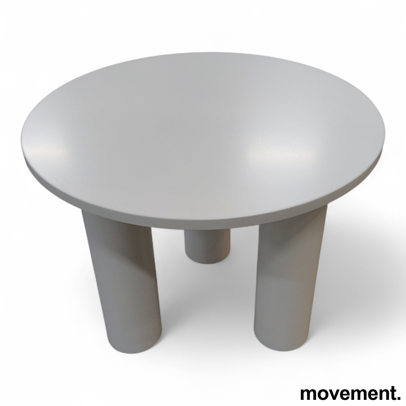Loungebord Ø=60cm, høyde 46cm Hvit,