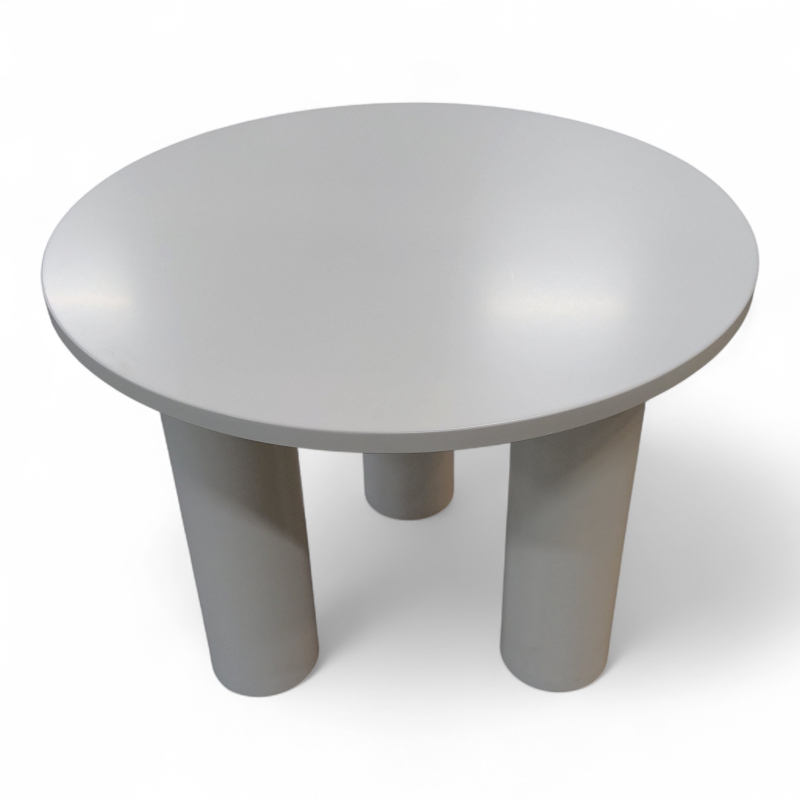 Loungebord Ø=60cm, høyde 46cm Hvit,
