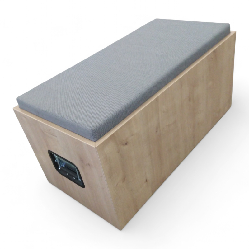 Stage box medium med pute Eik