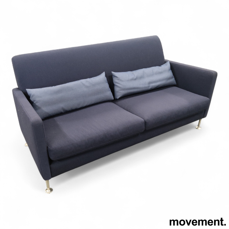 2-seter sofa Mørkt blått stoff (GU - 2 / 4