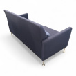 2-seter sofa Mørkt blått stoff (GU - 4 / 4