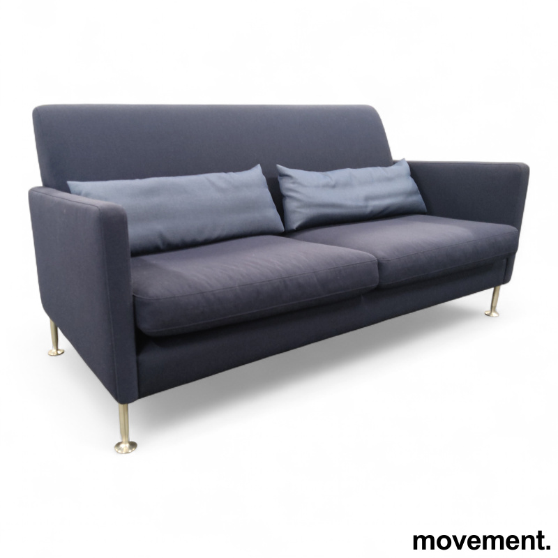 2-seter sofa Mørkt blått stoff (GU - 3 / 4
