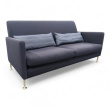 2-seter sofa Mørkt blått stoff (GU - 3 / 4