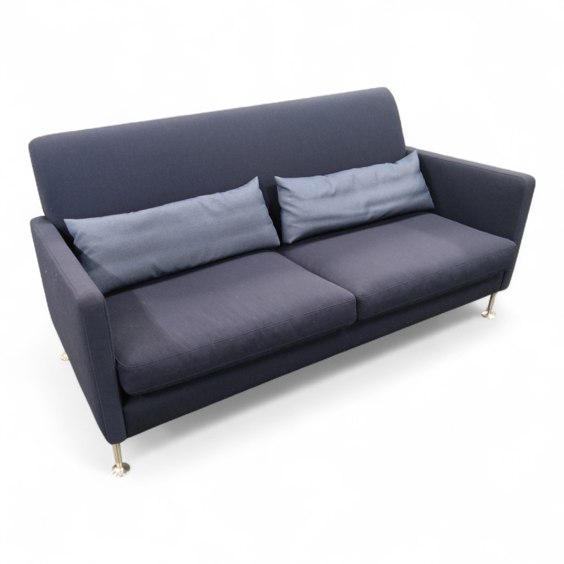 2-seter sofa Mørkt blått stoff (GU