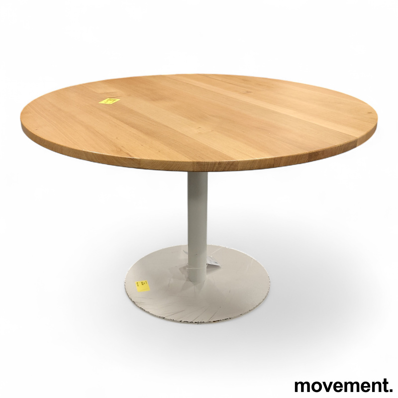 Møtebord Ø=120cm Heltre eik plate, - 1 / 2