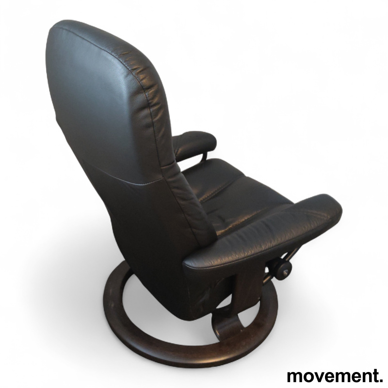 Stressless Consul (M)  Sort skinn, - 2 / 2