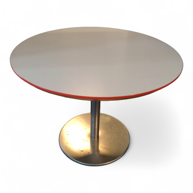 Loungebord Ø=70cm Lys grå laminat,