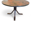 Vintage loungebord Ø=75cm, høyde - 2 / 2