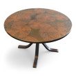 Vintage loungebord Ø=75cm, høyde - 1 / 2