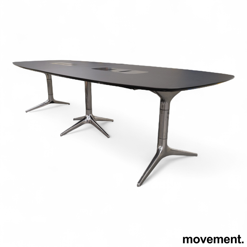 Hidetech møtebord 280x110cm Sort - 2 / 4