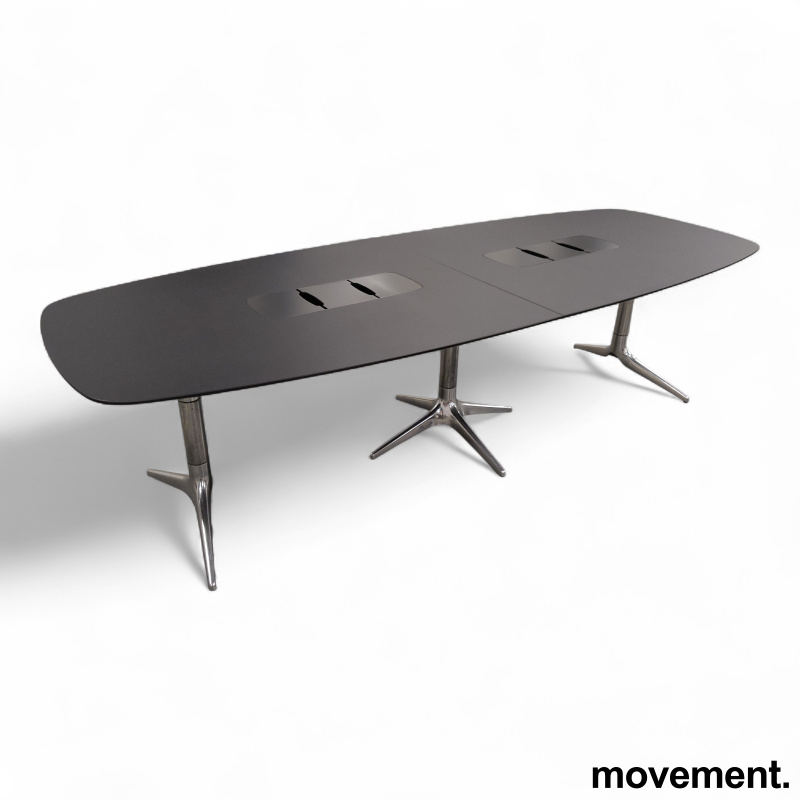 Hidetech møtebord 280x110cm Sort - 4 / 4
