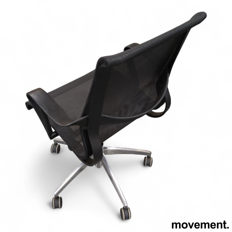 Konferansestol mesh med hjul og - 4 / 4