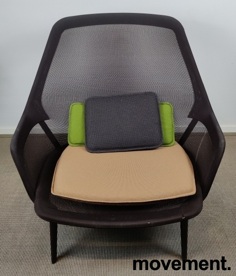 Slow chair Knit Mørk brun mesh, lys - 1 / 6