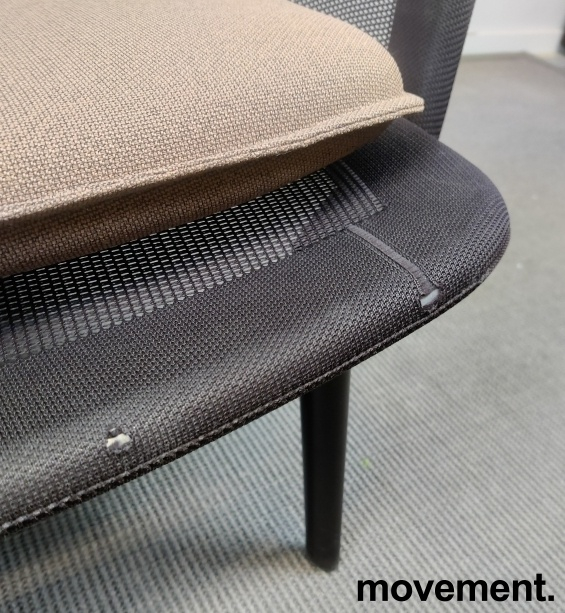 Slow chair Knit Mørk brun mesh, lys