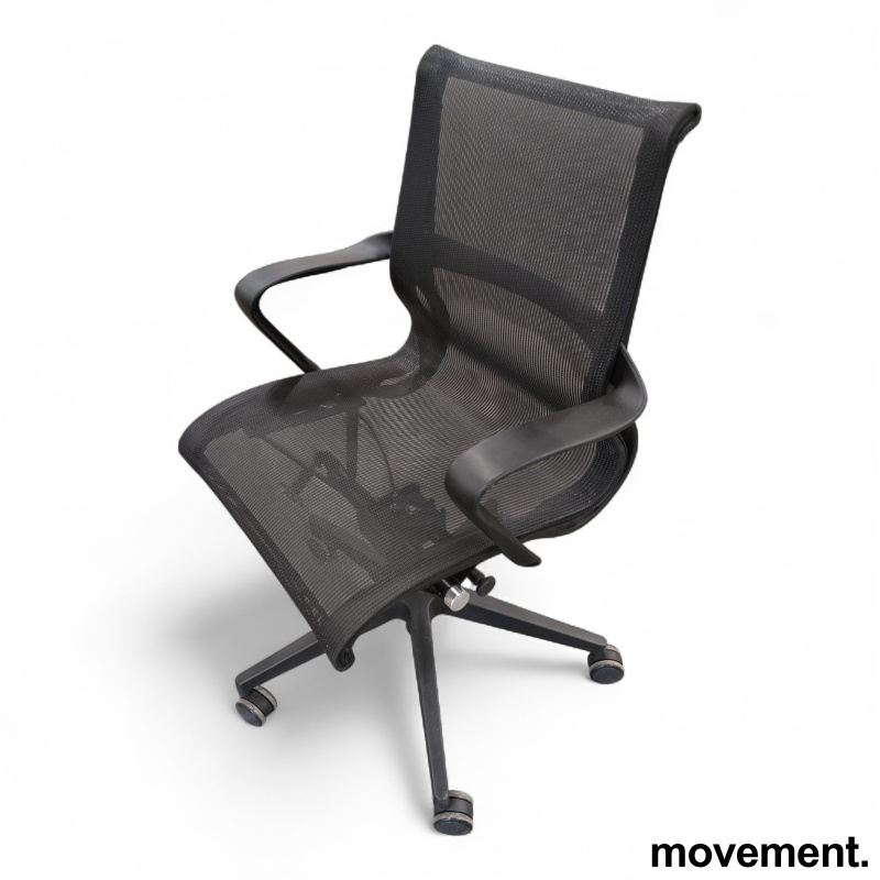 Konferansestol mesh med hjul og - 2 / 4