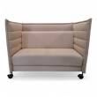 Alcove Loveseat Lowback med hjul - 3 / 4
