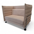 Alcove Loveseat Lowback med hjul - 2 / 4