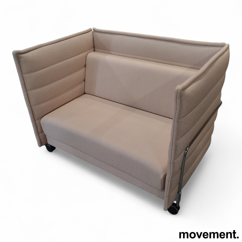 Alcove Loveseat Lowback med hjul - 1 / 4