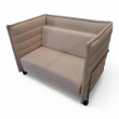 Alcove Loveseat Lowback med hjul - 1 / 4
