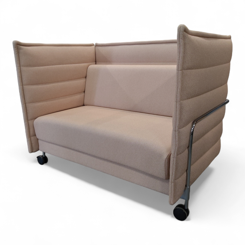 Alcove Loveseat Lowback med hjul