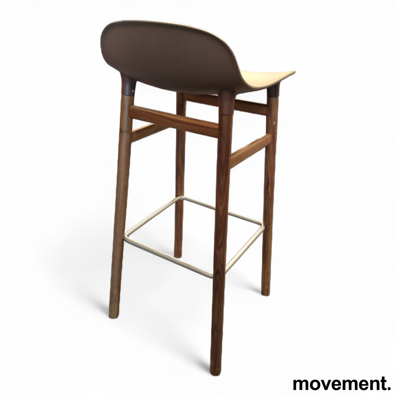 Form Barstool 75cm Brunt sete, - 2 / 2