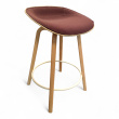 Mat barstool 65cm frontpolstret - 1 / 3