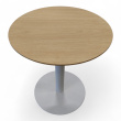 Loungebord Ø=50cm, høyde 56cm Eik - 1 / 2