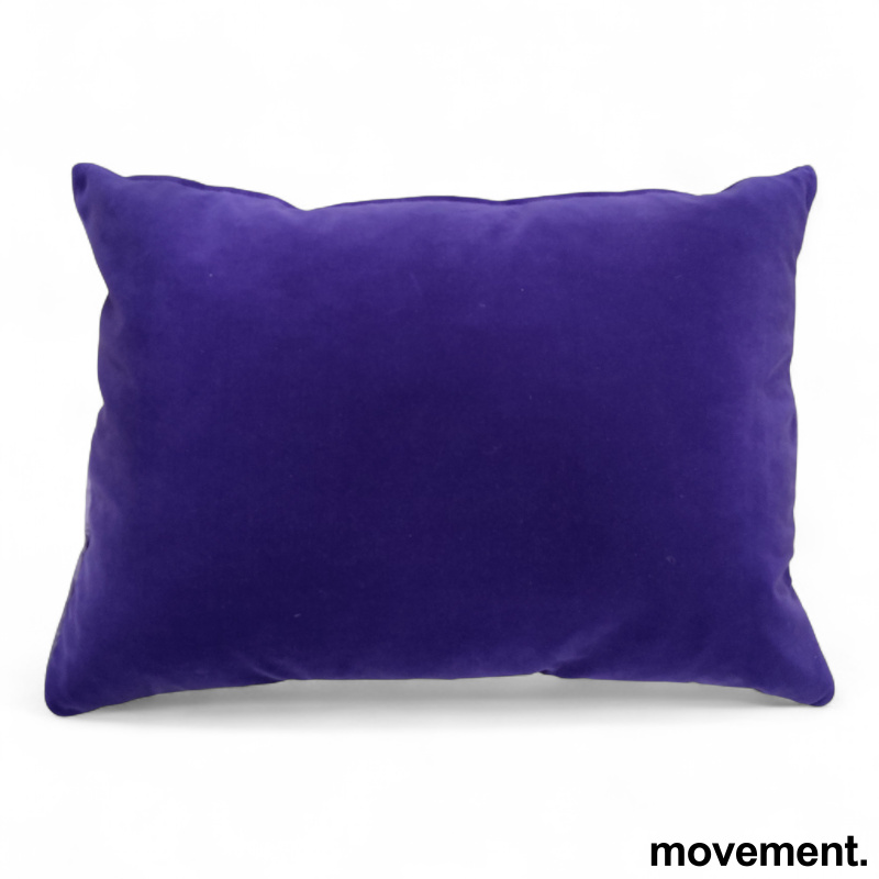 Pute 60x40cm Lilla velour (2 - 1 / 2