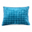Pute 40x28cm Turkis velour, Pent - 1 / 2